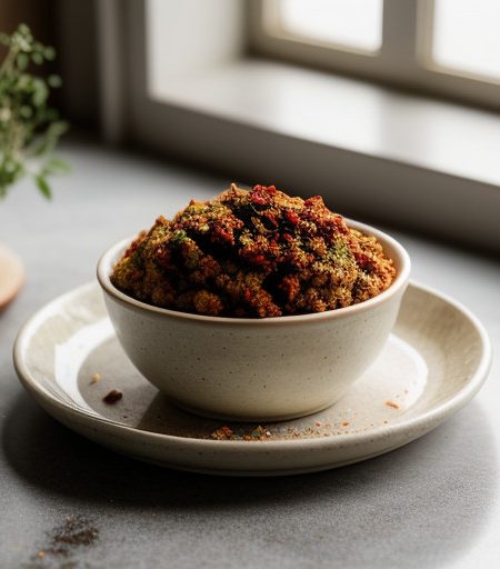 Oregon Hazelnut & Sundried Tomato Pesto recipe image