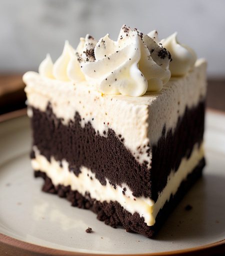 Oreo Cookie Crusted No_bake White Chocolate C recipe image