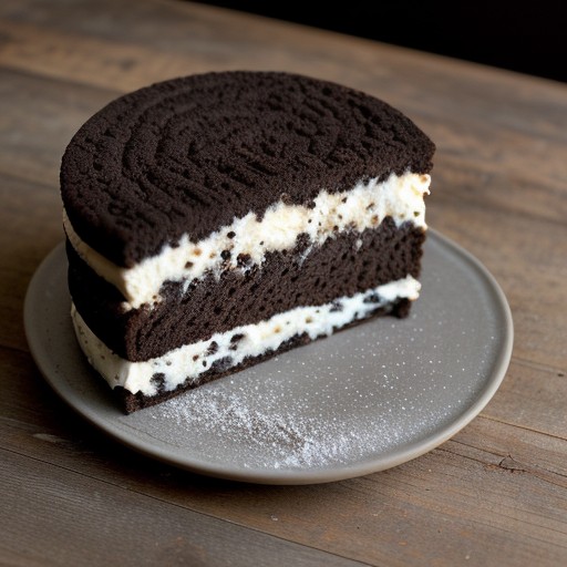 Oreo Cookie Tube Cake recipe image
