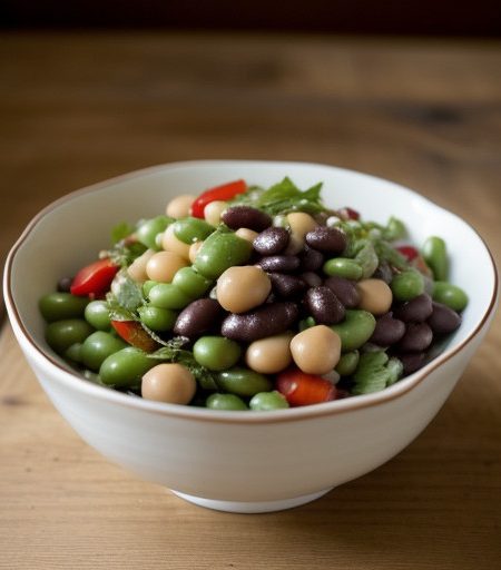 Oriental 6 Bean Salad recipe image