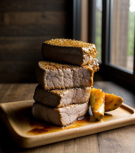 Oriental Bar-B-Q Pork Tenderloin recipe image