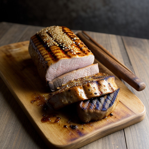 Oriental Bar-B-Que Pork Tenderloin recipe image