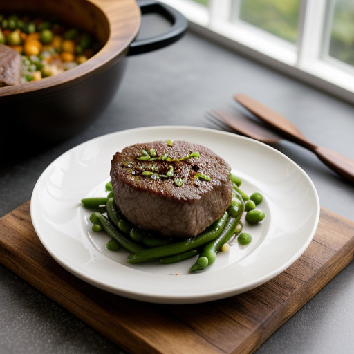 Oriental Beef & Pea Pods recipe image