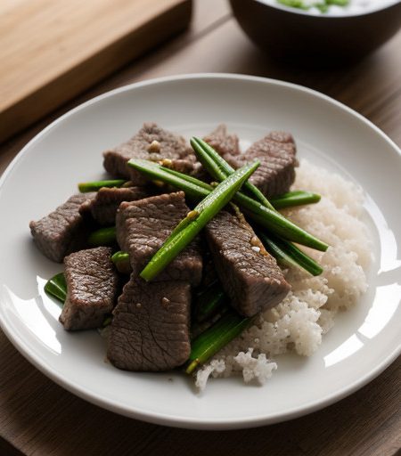 Oriental Beef With Ginger recipe image
