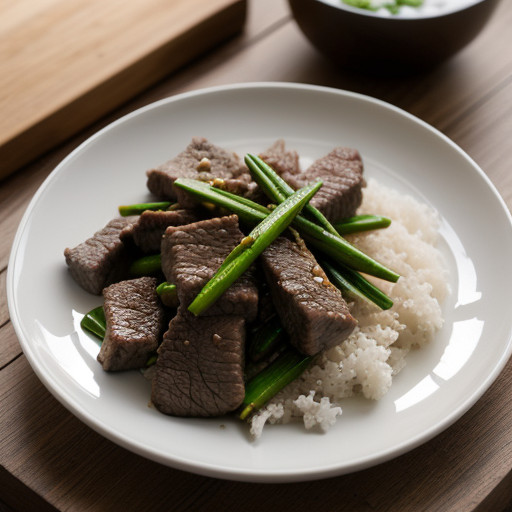 Oriental Beef With Ginger recipe image