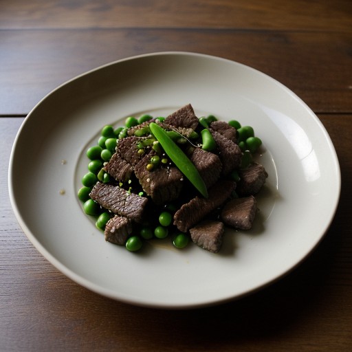 Oriental Beef and Pea Pods recipe image
