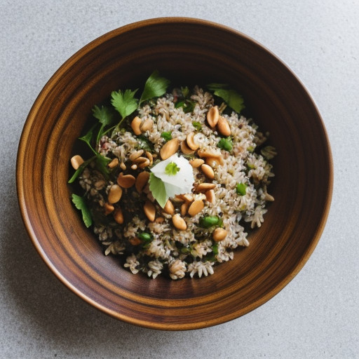 Oriental Brown Rice Salad recipe image
