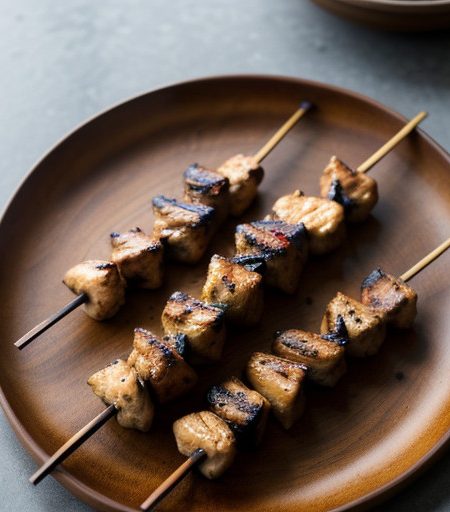 Oriental Chicken Kabobs recipe image