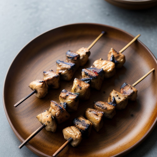 Oriental Chicken Kabobs recipe image