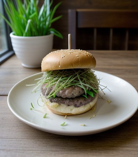 Oriental Crunch Burgers recipe image