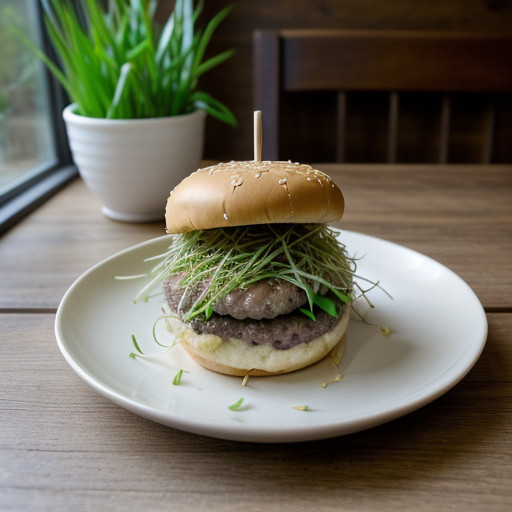Oriental Crunch Burgers recipe image