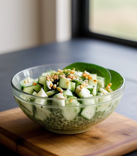 Oriental Flavored Cucumber Salad recipe image