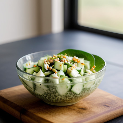 Oriental Flavored Cucumber Salad recipe image