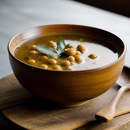 Oriental Garbanzo Soup recipe image