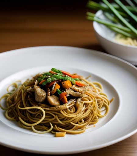 Oriental Noodles With Vegetables recipe image