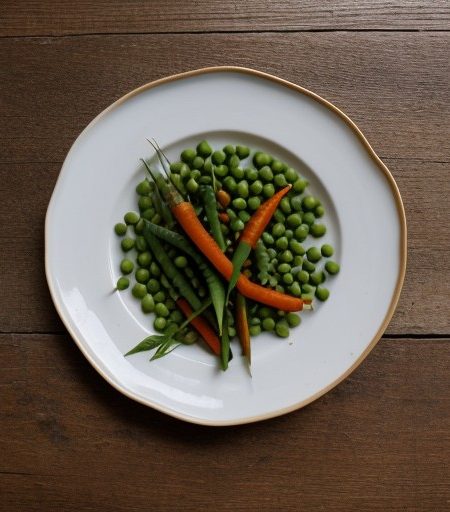 Oriental Pea Pods and Carrots recipe image