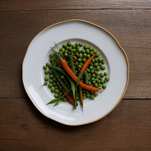 Oriental Pea Pods and Carrots recipe image