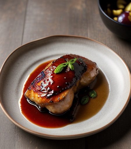 Oriental Plum-Glazed Chicken recipe image