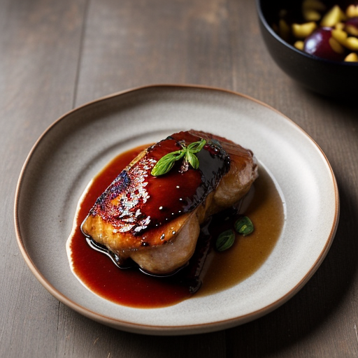 Oriental Plum-Glazed Chicken recipe image