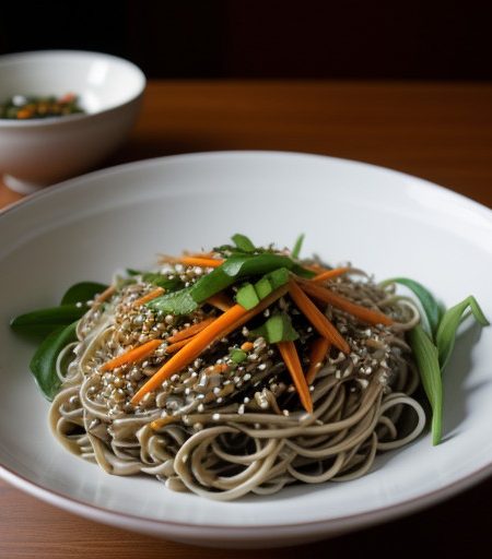 Oriental Salad With Sesame Vinaigrette Dressi recipe image
