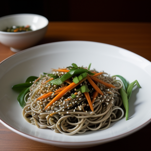 Oriental Salad With Sesame Vinaigrette Dressi recipe image