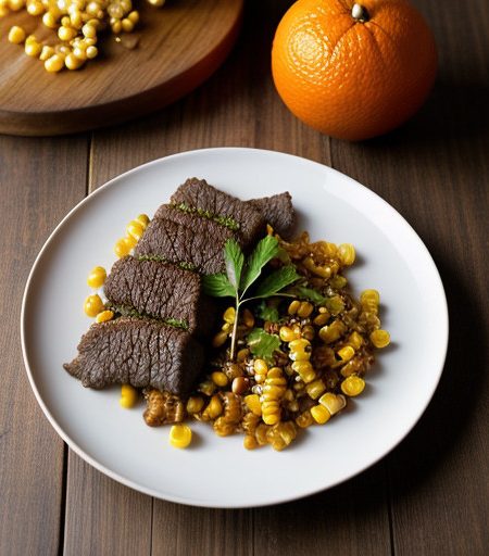 Oriental Spicy Orange Beef recipe image