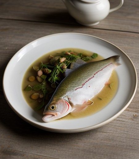 Oriental Steamed Trout recipe image