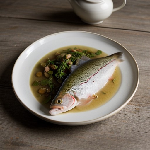 Oriental Steamed Trout recipe image