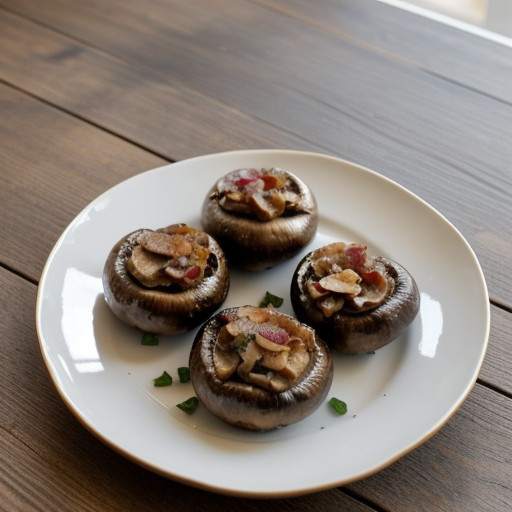 Oriental Stuffed Mushrooms recipe image