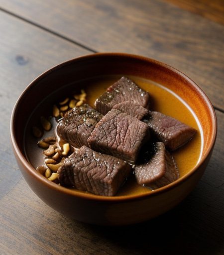 Oriental Style Beef Filets With August Moon Sauce recipe image