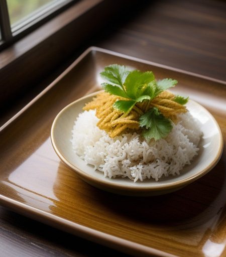 Oriental Vegetables and Rice recipe image