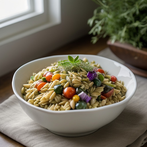 Orzo Confetti Salad recipe image