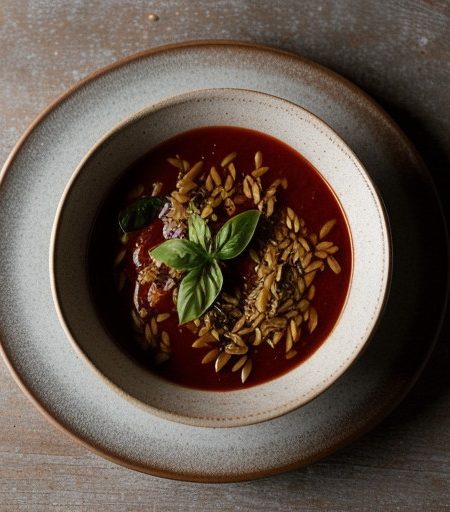 Orzo Fresh Tomato Sauce recipe image