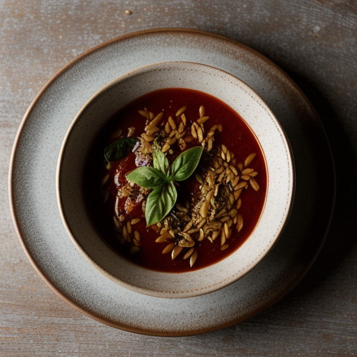 Orzo Fresh Tomato Sauce recipe image