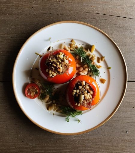 Orzo-Stuffed Tomatoes recipe image