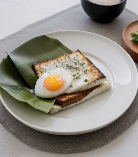 Otak Otak (Fish Mousse Grilled on a Banana Leaf recipe image