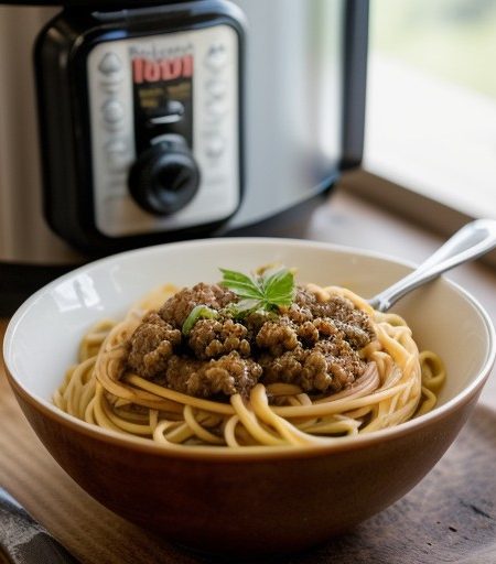 Our Crockpot Spaghetti Sauce recipe image