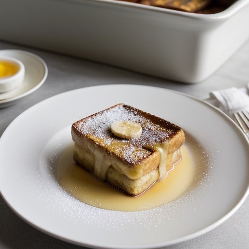 Oven Baked Banana French Toast recipe image