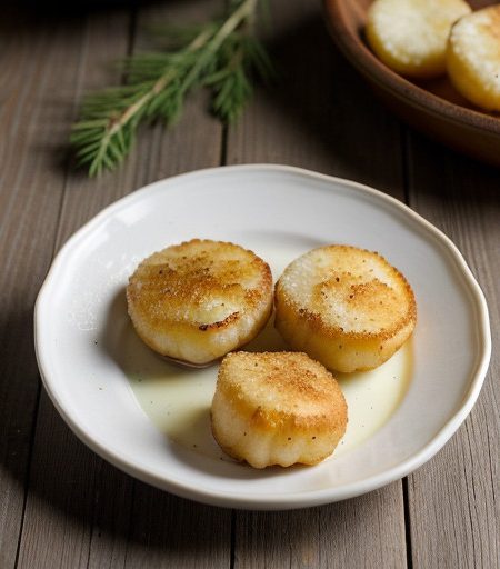 Oven-Baked Battered Scallops recipe image
