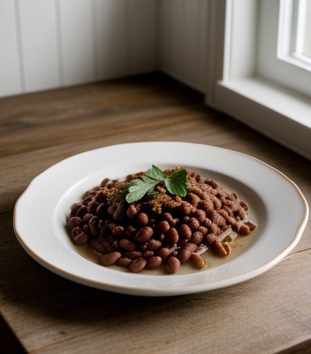 Oven-Baked Beef and Beans recipe image