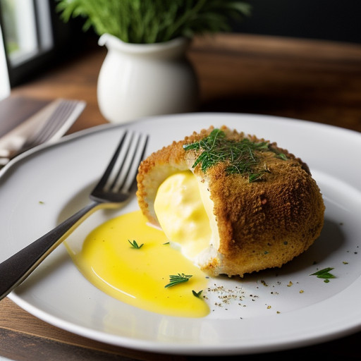 Oven Baked Chicken Kiev recipe image