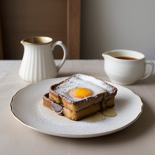Oven-Baked Nutmeg Praline French Toast recipe image