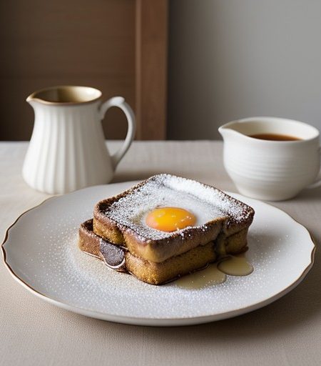 Oven-Baked Nutmeg Praline French Toast recipe image