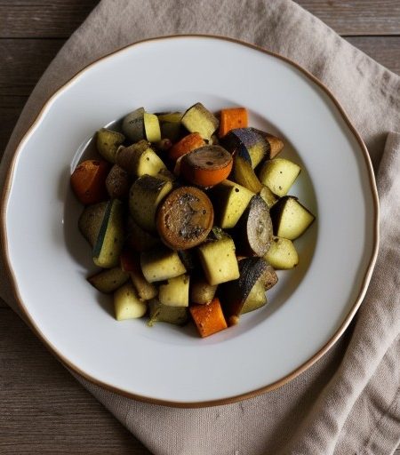 Oven Baked Vegetables recipe image