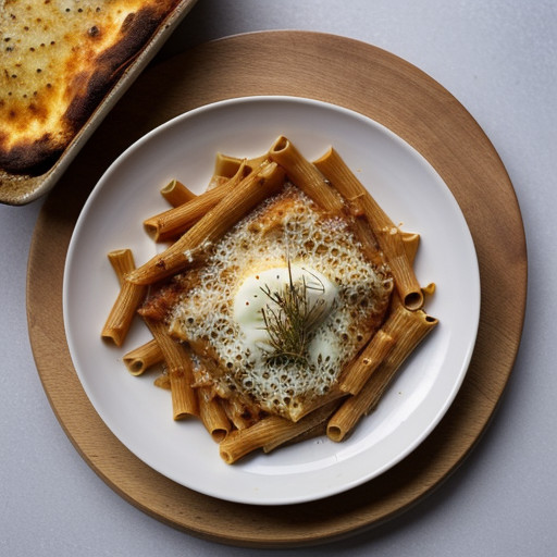 Oven-Baked Ziti With Three Cheeses recipe image