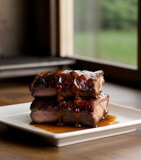 Oven-Barbecued Baby Back Ribs recipe image