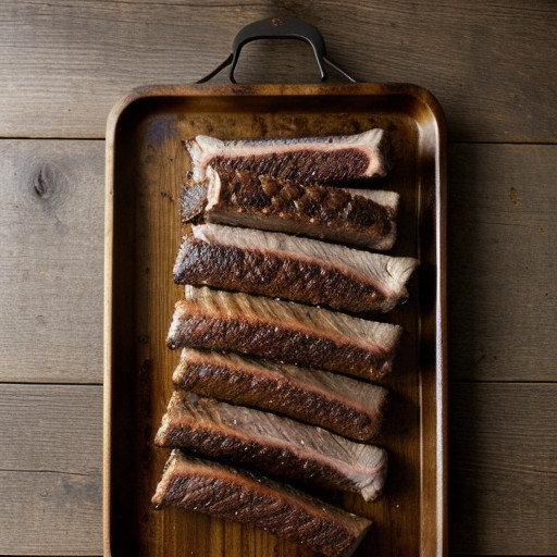 Oven Barbecued Caribou Ribs recipe image