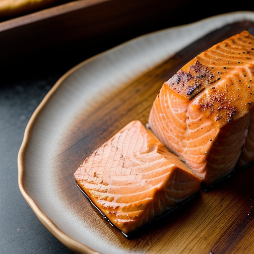 Oven Barbequed Salmon recipe image