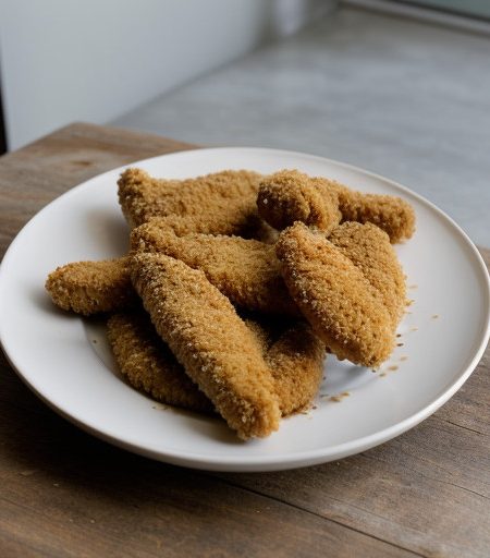 Oven Fried Chicken Fingers recipe image