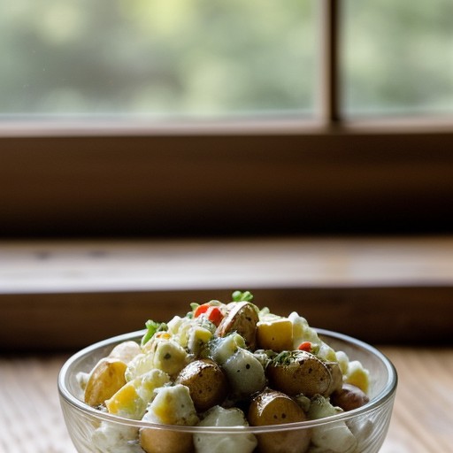 Oven-Fried Chicken & Potato Salad recipe image